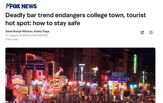 Fox News Nashville Deadly bar trend endangers college town, tourist hot spot: how to stay safe